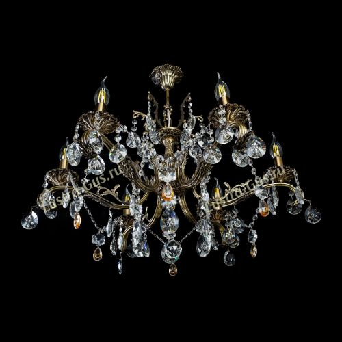 Люстра бронзовая Милана №6 Звездочка в Самаре Гусь Хрустальный