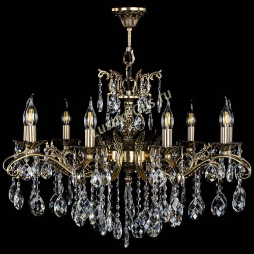 Люстра бронзовая Милана №9/2 баден в Самаре Гусь Хрустальный