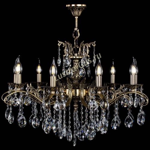 Люстра бронзовая Милана №9/2 баден в Самаре Гусь Хрустальный