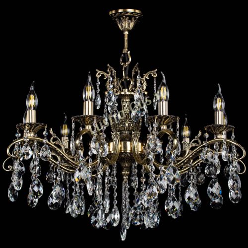 Люстра бронзовая Милана №9/2 баден в Самаре Гусь Хрустальный