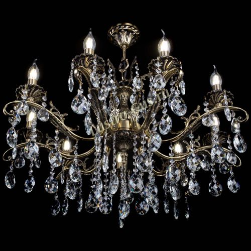 Люстра бронзовая Милана №9/2 баден в Самаре Гусь Хрустальный