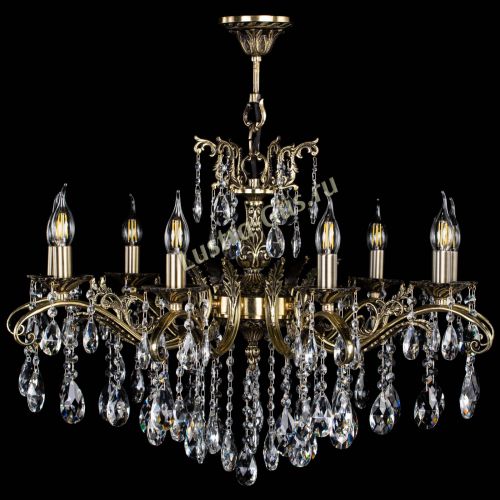 Люстра бронзовая Милана №9/2 журавлик в Самаре Гусь Хрустальный