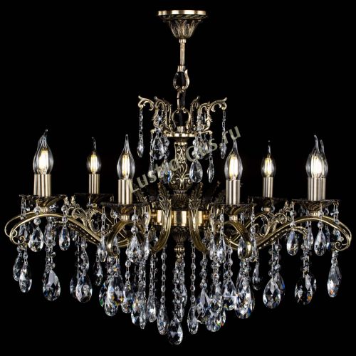 Люстра бронзовая Милана №9/2 журавлик в Самаре Гусь Хрустальный