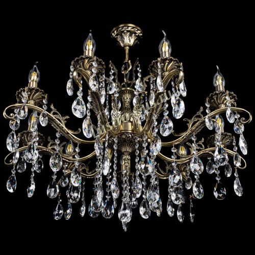 Люстра бронзовая Милана №9/2 журавлик в Самаре Гусь Хрустальный