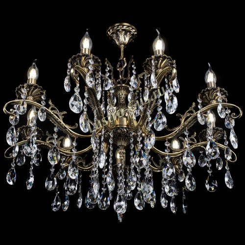 Люстра бронзовая Милана №9/2 журавлик в Самаре Гусь Хрустальный