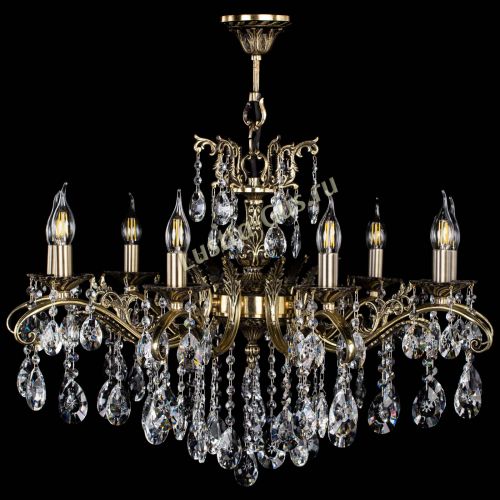 Люстра бронзовая Милана №9/2 звездочка в Самаре Гусь Хрустальный