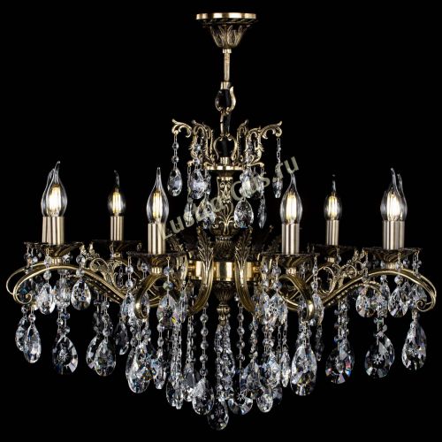 Люстра бронзовая Милана №9/2 звездочка в Самаре Гусь Хрустальный