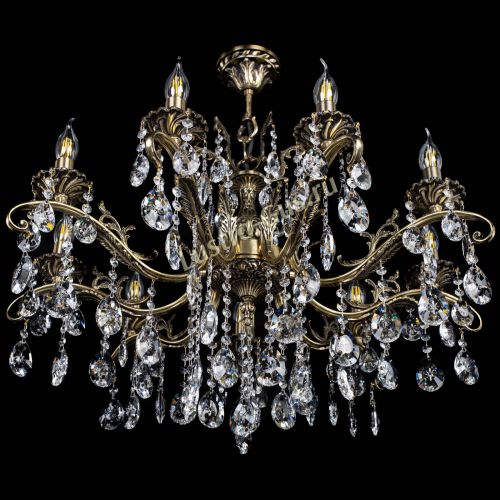 Люстра бронзовая Милана №9/2 звездочка в Самаре Гусь Хрустальный