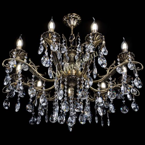 Люстра бронзовая Милана №9/2 звездочка в Самаре Гусь Хрустальный