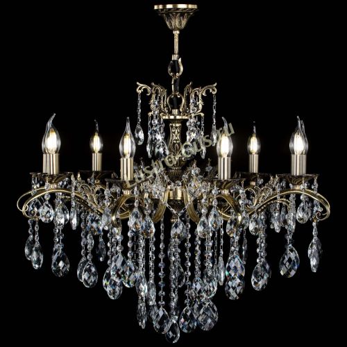 Люстра бронзовая Милана №9 баден в Самаре Гусь Хрустальный