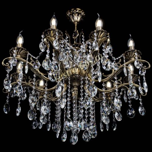 Люстра бронзовая Милана №9 баден в Самаре Гусь Хрустальный