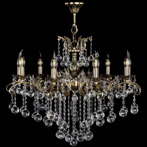 Люстра бронзовая Милана №9 шар в Самаре Гусь Хрустальный