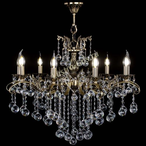 Люстра бронзовая Милана №9 шар в Самаре Гусь Хрустальный