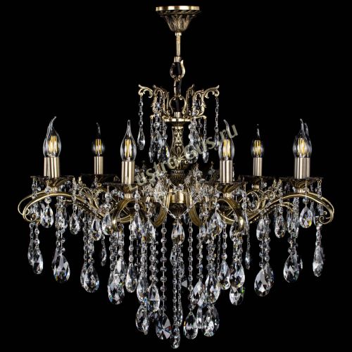 Люстра бронзовая Милана №9 журавлик в Самаре Гусь Хрустальный