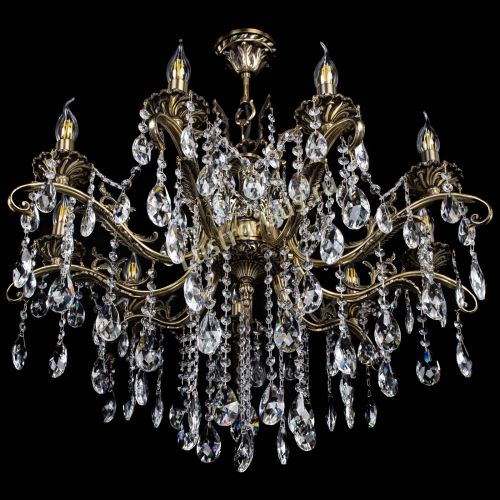 Люстра бронзовая Милана №9 журавлик в Самаре Гусь Хрустальный