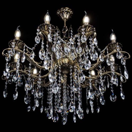 Люстра бронзовая Милана №9 журавлик в Самаре Гусь Хрустальный