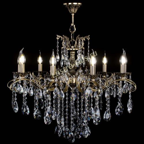 Люстра бронзовая Милана №9 звездочка в Самаре Гусь Хрустальный