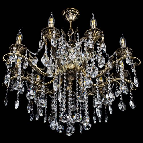 Люстра бронзовая Милана №9 звездочка в Самаре Гусь Хрустальный