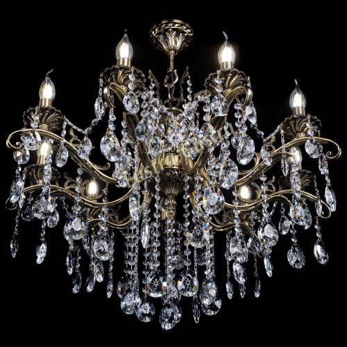 Люстра бронзовая Милана №9 звездочка в Самаре Гусь Хрустальный