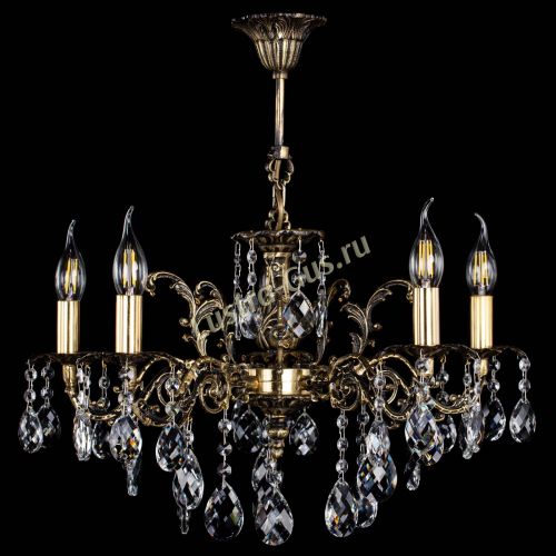 Люстра бронзовая Муза №5/2 баден в Самаре Гусь Хрустальный