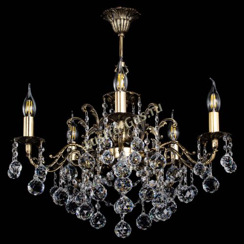 Люстра бронзовая Муза №5 шар в Самаре Гусь Хрустальный