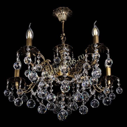 Люстра бронзовая Муза №5 шар в Самаре Гусь Хрустальный