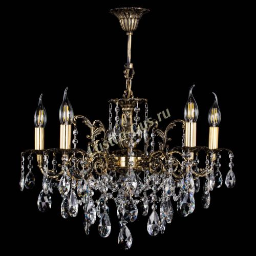 Люстра бронзовая Муза №5 журавлик в Самаре Гусь Хрустальный