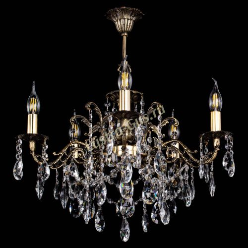 Люстра бронзовая Муза №5 журавлик в Самаре Гусь Хрустальный