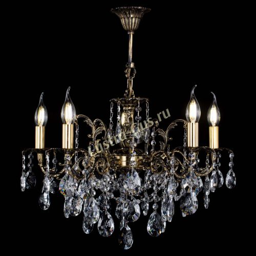 Люстра бронзовая Муза №5 звездочка в Самаре Гусь Хрустальный