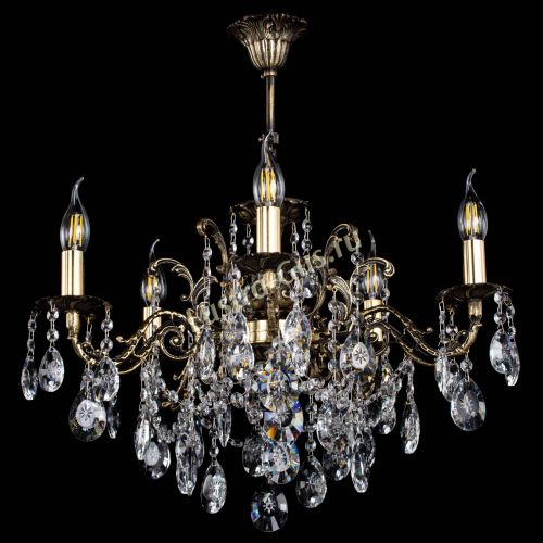 Люстра бронзовая Муза №5 звездочка в Самаре Гусь Хрустальный