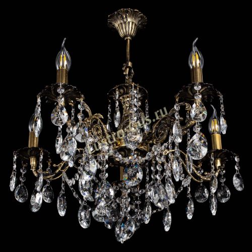 Люстра бронзовая Муза №5 звездочка в Самаре Гусь Хрустальный