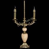 Бронзовая настольная лампа Антик №2 с камнем в Самаре