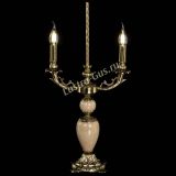 Бронзовая настольная лампа Антик №2 с камнем в Самаре