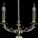 Бронзовая настольная лампа Антик №2 с камнем в Самаре