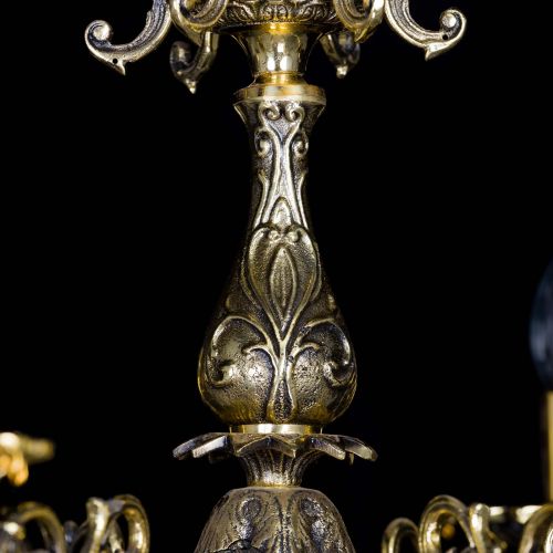 Люстра бронзовая Олимпия №5/1 шар в Самаре Гусь Хрустальный