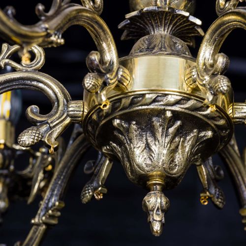 Люстра бронзовая Олимпия №5/1 шар в Самаре Гусь Хрустальный