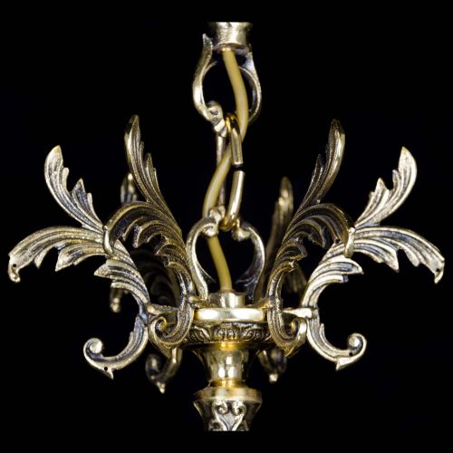 Люстра бронзовая Олимпия №5/1 шар в Самаре Гусь Хрустальный