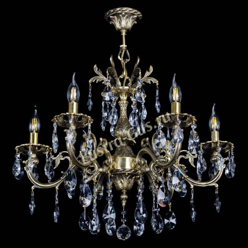 Люстра бронзовая Олимпия №6/1 лучик в Самаре Гусь Хрустальный