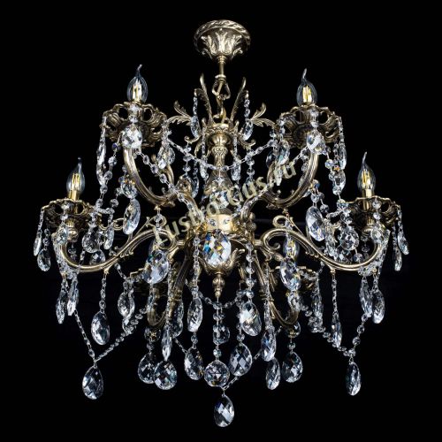 Люстра бронзовая Олимпия №6/3 баден в Самаре Гусь Хрустальный