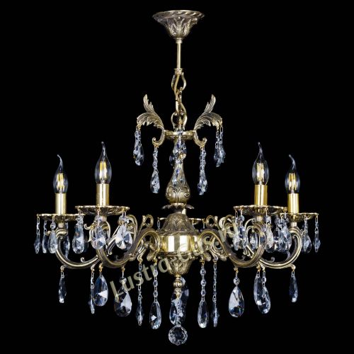 Люстра бронзовая Олимпия №5/1 лучик в Самаре Гусь Хрустальный