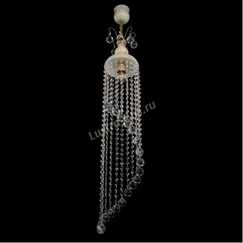 Люстра бронзовая Оникс №1/2 шар в Самаре Гусь Хрустальный