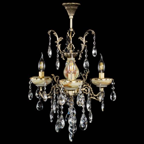 Люстра бронзовая Оникс №3/1 баден в Самаре Гусь Хрустальный