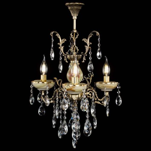 Люстра бронзовая Оникс №3/1 баден в Самаре Гусь Хрустальный