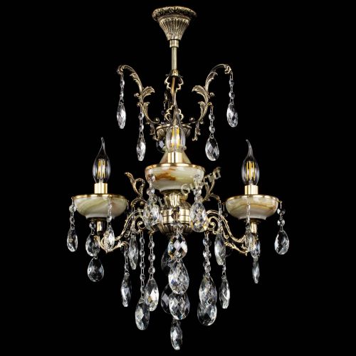 Люстра бронзовая Оникс №3/1 баден в Самаре Гусь Хрустальный