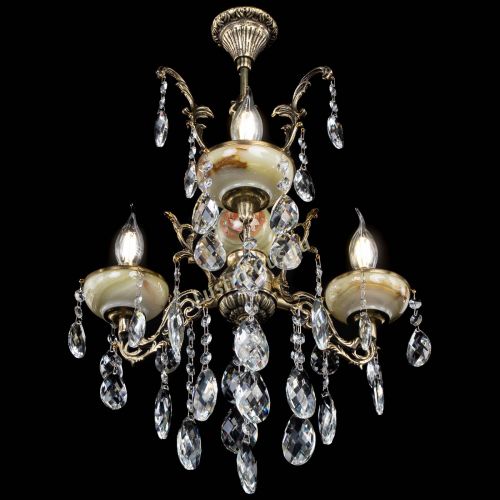 Люстра бронзовая Оникс №3/1 баден в Самаре Гусь Хрустальный