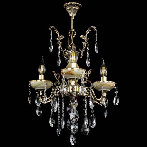 Люстра бронзовая Оникс №3/1 лучик в Самаре Гусь Хрустальный