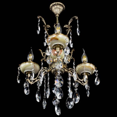 Люстра бронзовая Оникс №3/1 лучик в Самаре Гусь Хрустальный