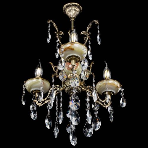 Люстра бронзовая Оникс №3/1 лучик в Самаре Гусь Хрустальный