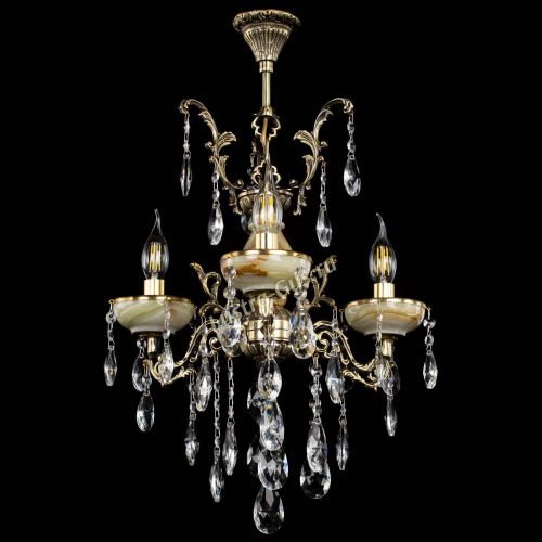 Люстра бронзовая Оникс №3/1 журавлик в Самаре Гусь Хрустальный