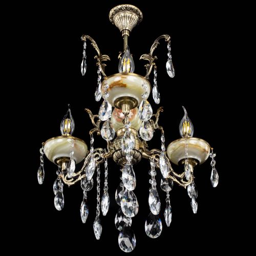 Люстра бронзовая Оникс №3/1 журавлик в Самаре Гусь Хрустальный